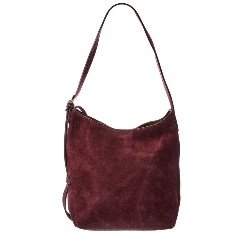 Isabella Rossetti Erica Suede Tote, Red